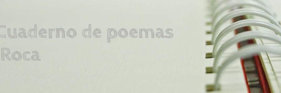 cuaderno de poemas roca